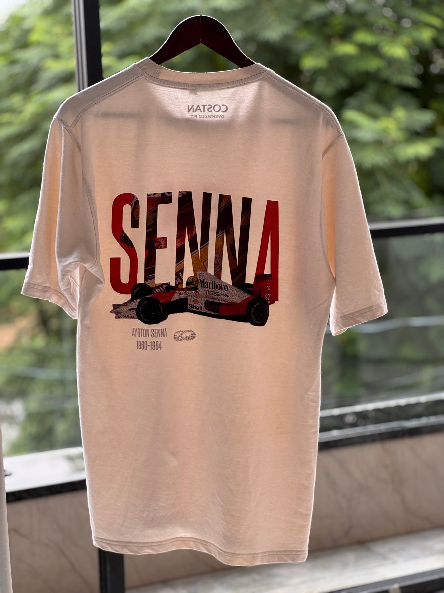 Ayrton Senna Legacy Tee – Premium 260 GSM Terry Cotton
