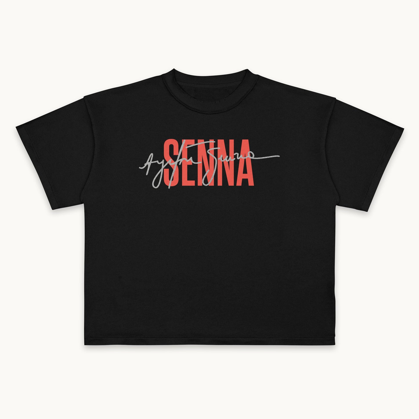 Ayrton Senna Legacy Tee – Premium 260 GSM Terry Cotton