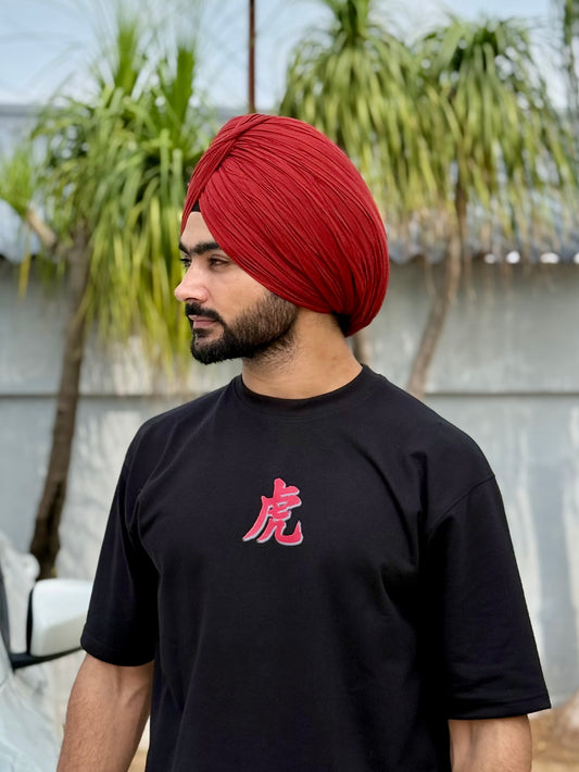 Tiger Spirit Oversized T-Shirt – 260 GSM Heavyweight Terry Cotton | Premium Streetwear Tee by Costan